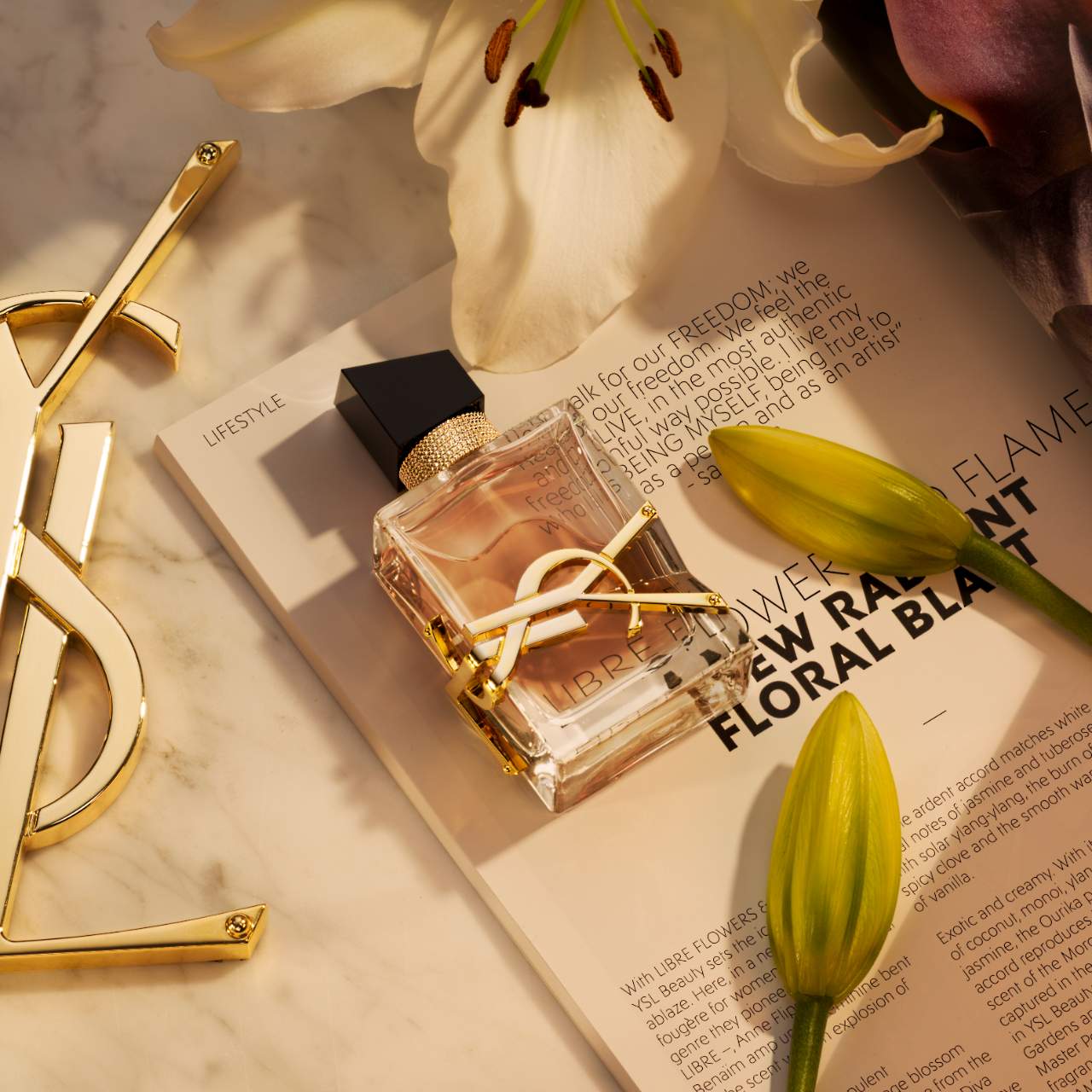 ایو سن لورن لیبر فلاورز اند فلیمز Yves Saint Laurent Libre Flowers & Flames